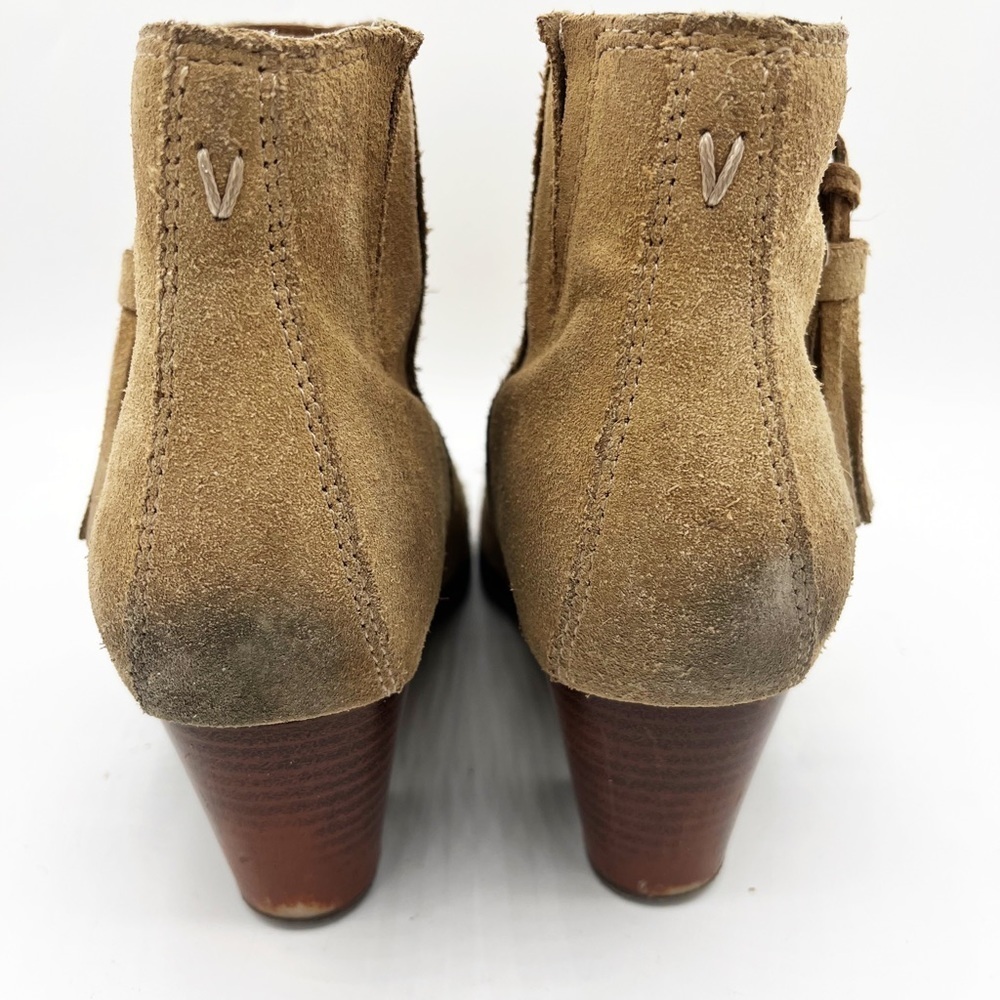 Vionic Madeline Suede Fringe Ankle Boot - Picture 10 of 13